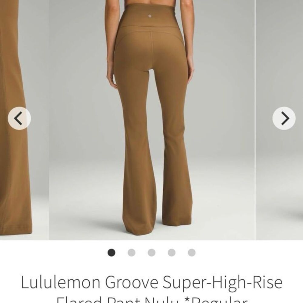 Lululemon Groove Super High Rise Flared Pant Nulu Allspice Size 4